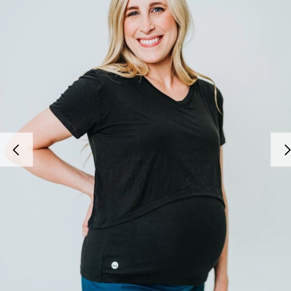 Senita Athletics Grey Nursing Tee